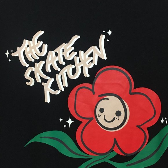 NO FEAR x HM Women's The Skate Kitchen Tee Limited Crew Neck Black NWT Size M - Picture 8 of 16